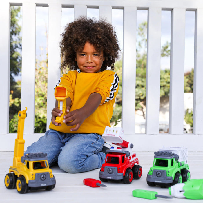 RC Truck DIY Construction Set - City Fire Truck Tech Outlet