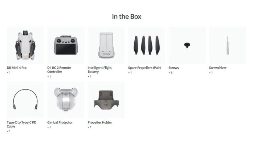 DJI Mini 4 Pro Fly More Combo (DJI RC 2) (GL) Drone DJI