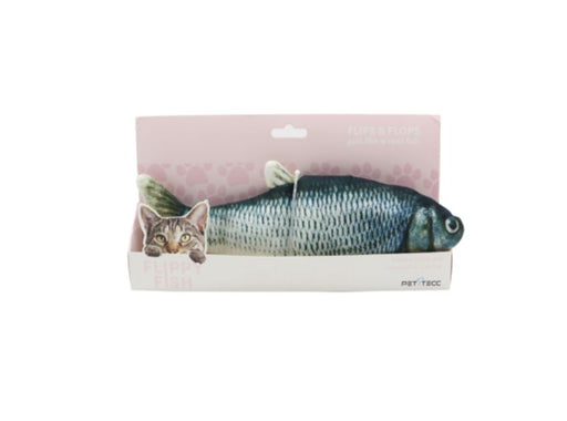 Pettecc Flippy Blue Fish Pet Toy Pettech