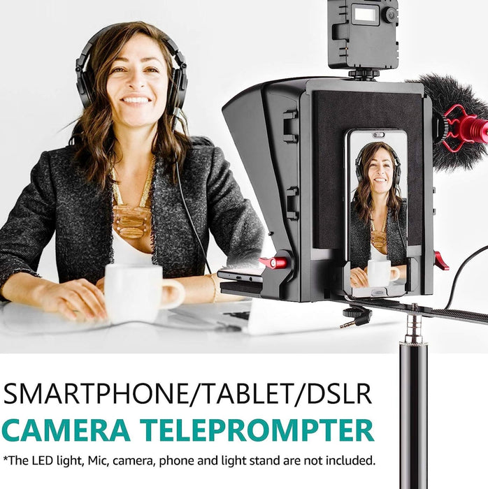 Andoer A1 Universal Portable Teleprompter Teleprompter Andoer
