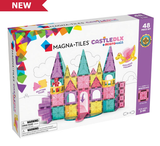 Magna-Tiles Castle 48 Pieces Micromags Micromags