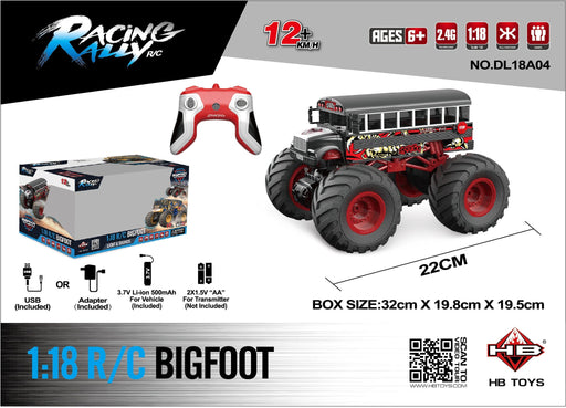 Big Foot Monster Truck - School Bus RC CAR Techoutlet