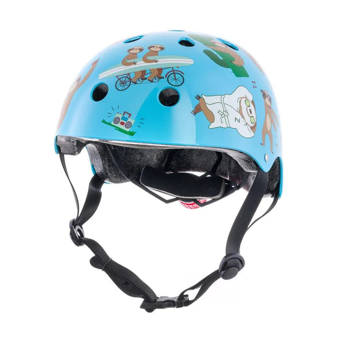 Mini Hornit LIDS Children's Bicycle & Scooter Helmet with Flashing Safety Lights - Sleepy Sloth Style 12 month warranty applies Hornit