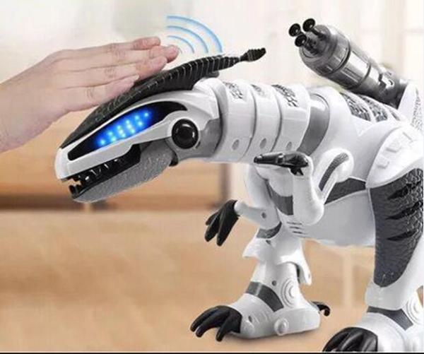 Intelligent Remote Control (RC) Dinosaur with Missile Cannon 3 month warranty applies Tech Outlet