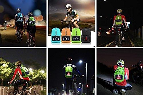 Lightweight Cycling Backpack with LED Lighting indicators 12 month warranty applies Tech Outlet