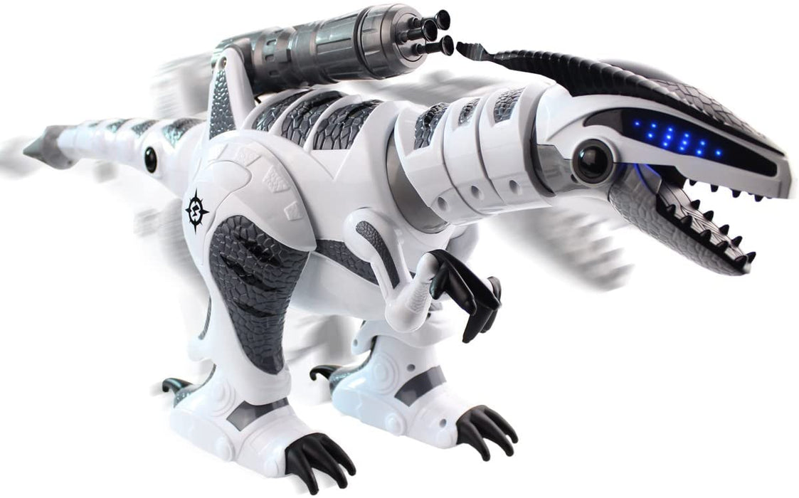 Intelligent Remote Control (RC) Dinosaur with Missile Cannon 3 month warranty applies Tech Outlet