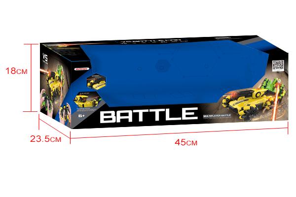 Twin Remote Control Battle Tanks with Infra red Cannons 3 month warranty applies Tech Outlet