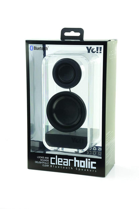 Ye!! Clearholic Transparent Speaker - Black 12 month warranty applies Tech Outlet