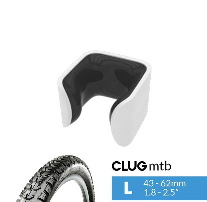 CLUG The Worlds Smallest Bike Rack - Mountain Bike "MTB" : fits tyres 44mm-57mm 12 month warranty applies Hornit