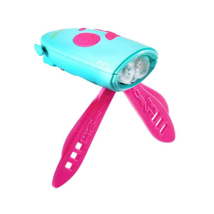 Mini Hornit Kids Bike Horn with sound effects 12 month warranty applies Hornit Pink/Turquoise 