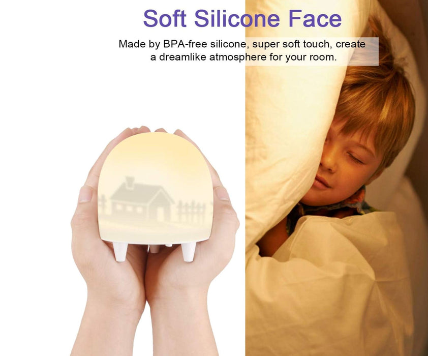 Babe - Child's soft-touch Night Light 12 month warranty applies Tech Outlet