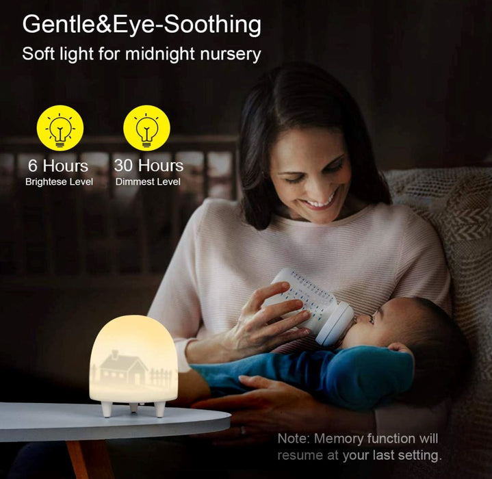 Babe - Child's soft-touch Night Light 12 month warranty applies Tech Outlet