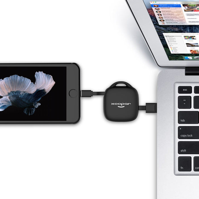 Xoopar Hug Booster : Charging Cable & Emergency Power Bank 6 month warranty applies Xoopar