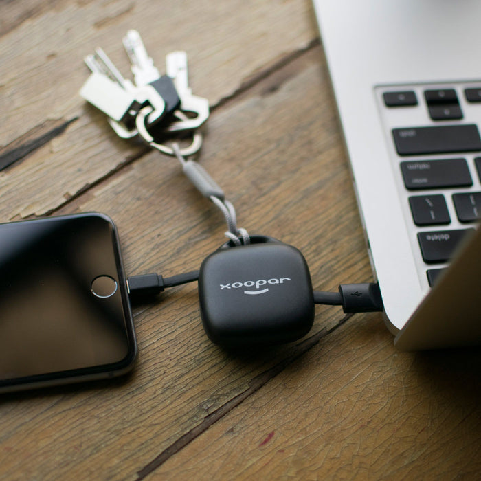 Xoopar Hug Booster : Charging Cable & Emergency Power Bank 6 month warranty applies Xoopar