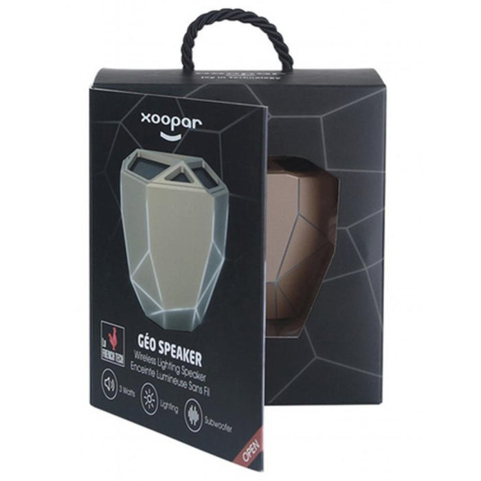 Xoopar GEO Wireless Bluetooth Speaker : Gold 12 month warranty applies Tech Outlet