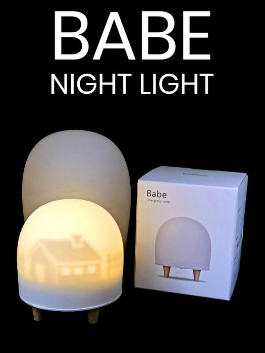 Babe - Child's soft-touch Night Light 12 month warranty applies Tech Outlet 