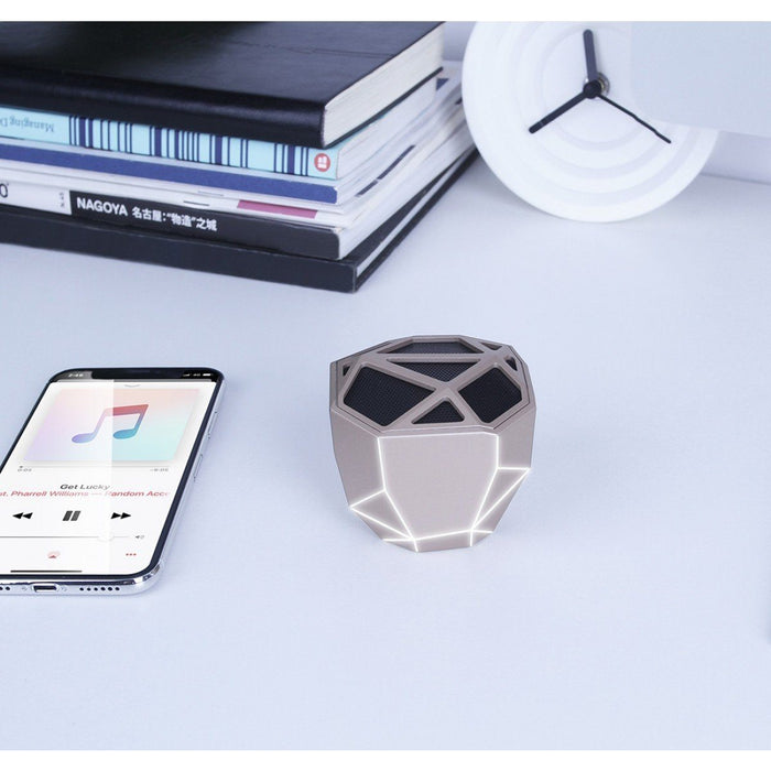 Xoopar GEO Wireless Bluetooth Speaker : Gold 12 month warranty applies Tech Outlet