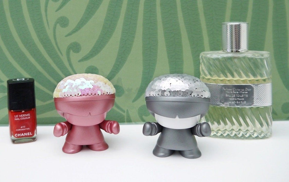 Xoopar Boy Mini 3" Glitter Bluetooth Speaker 12 month warranty applies Xoopar