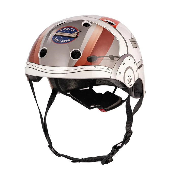Mini Hornit LIDS Children's Bicycle & Scooter Helmet with Flashing Safety Lights - Major Tom Style 12 month warranty applies Hornit