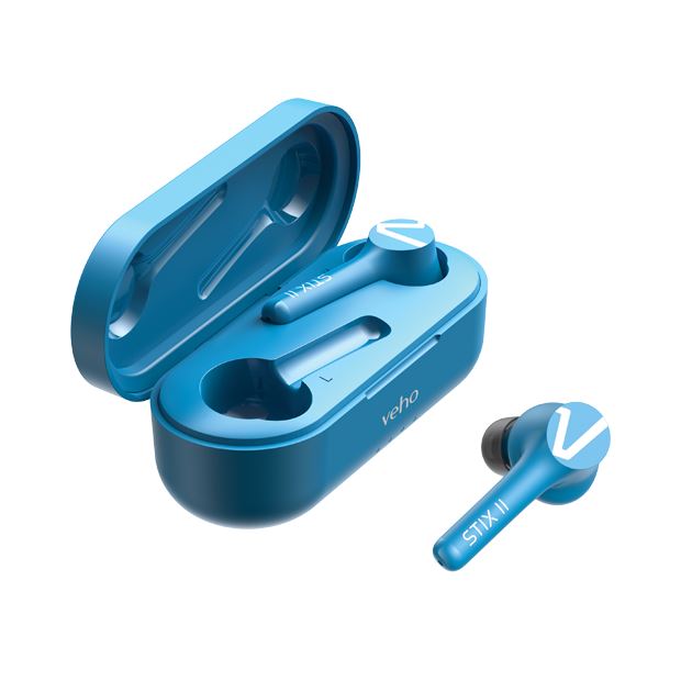 STIX II True Wireless Earphones - Aqua In-Ear Wireless Headphones Techoutlet