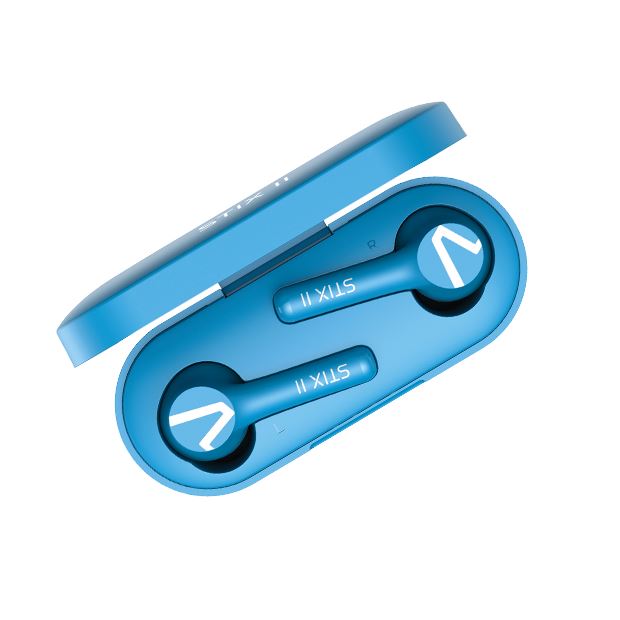 STIX II True Wireless Earphones - Aqua In-Ear Wireless Headphones Techoutlet