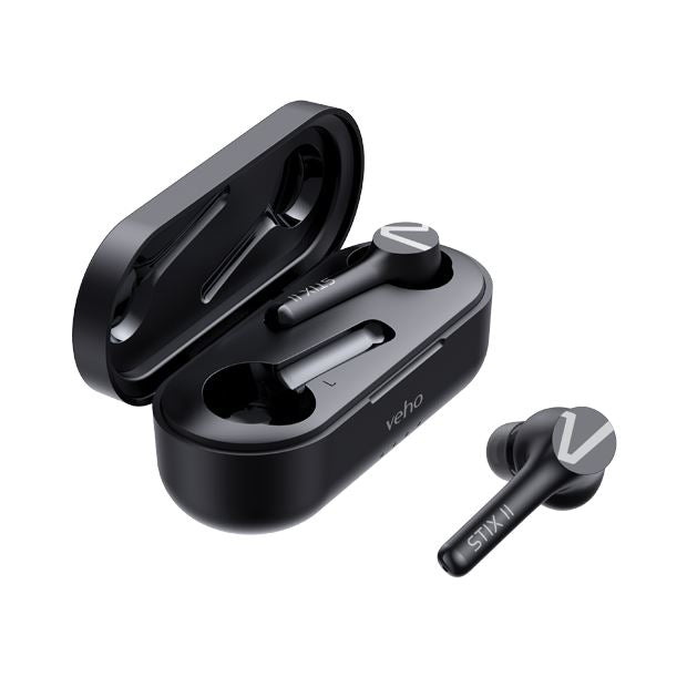STIX II True Wireless Earphones - Black In-Ear Wireless Headphones Techoutlet