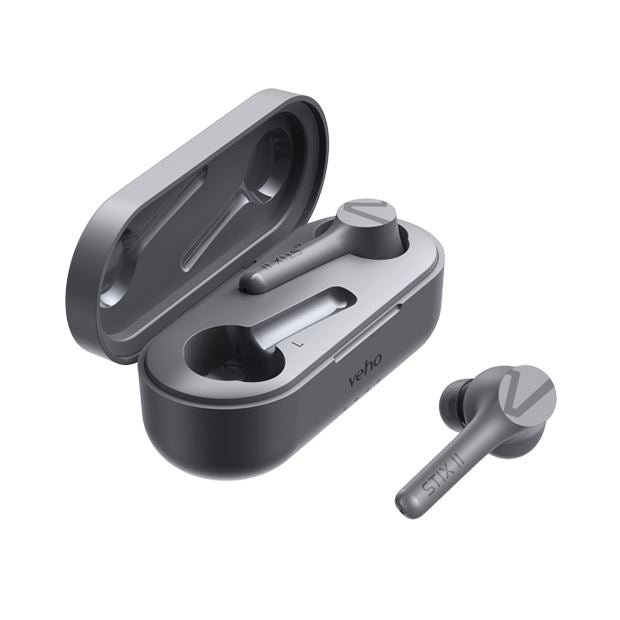 STIX II True Wireless Earphones - Grey In-Ear Wireless Headphones Techoutlet