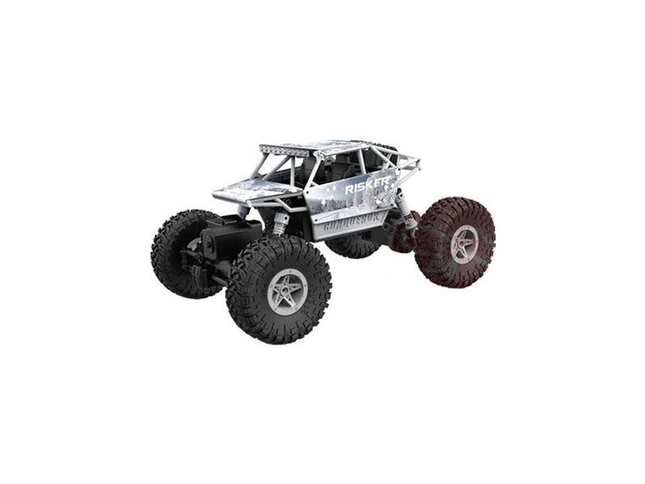 HB Toys Rock Crawler RC 4WD Off Roader Car Silver Tech Outlet 