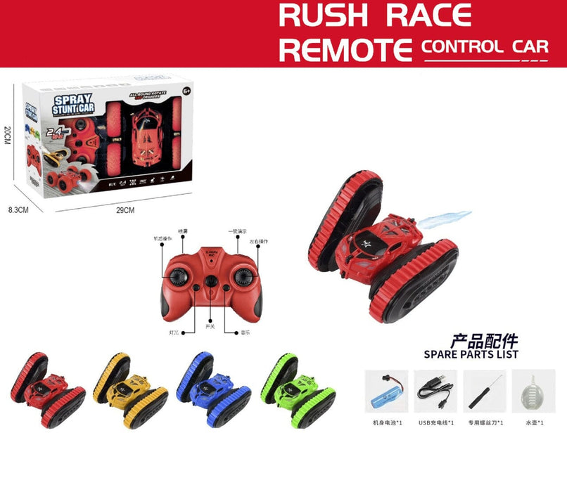 Spray Stunt Car - Rechargeable RC CAR Techoutlet 
