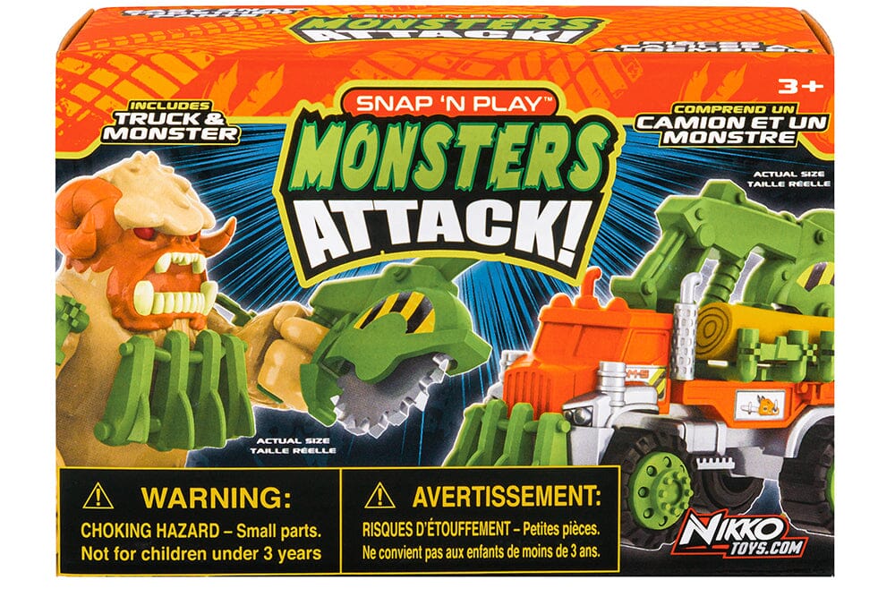 Snap N Play - Monsters Attack Clearance Techoutlet Brown Yeti 