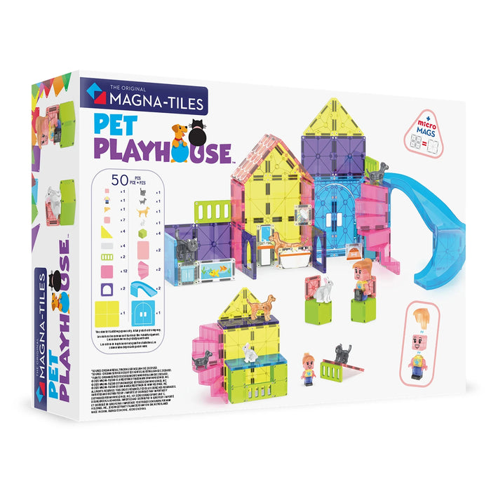 Magna-Tiles Pet Playhouse 50 Pieces Micromags Micromags 