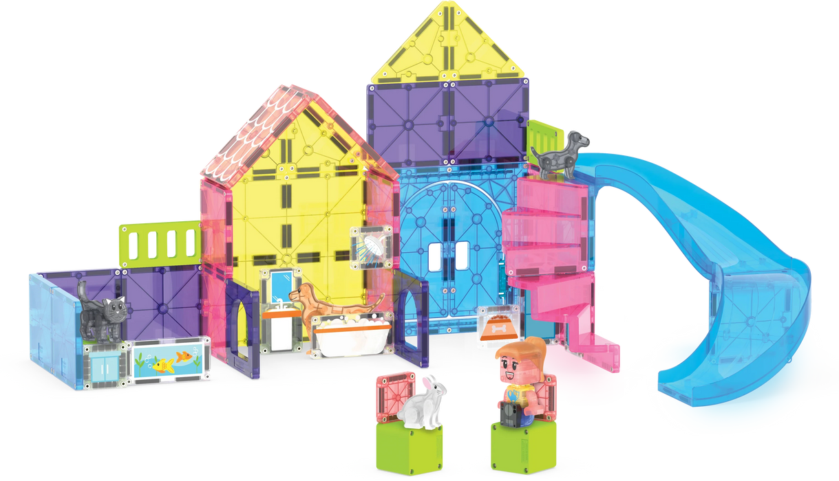 Magna-Tiles Pet Playhouse 50 Pieces Micromags Micromags 