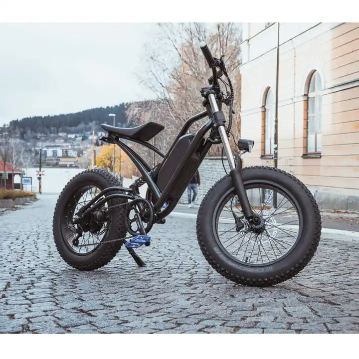 Youken Electric Street Bike Black/ Brown seat 350W - ex Demo model Techoutlet 