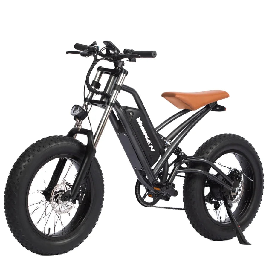 Youken Electric Street Bike Black/ Brown seat 350W - ex Demo model Techoutlet 