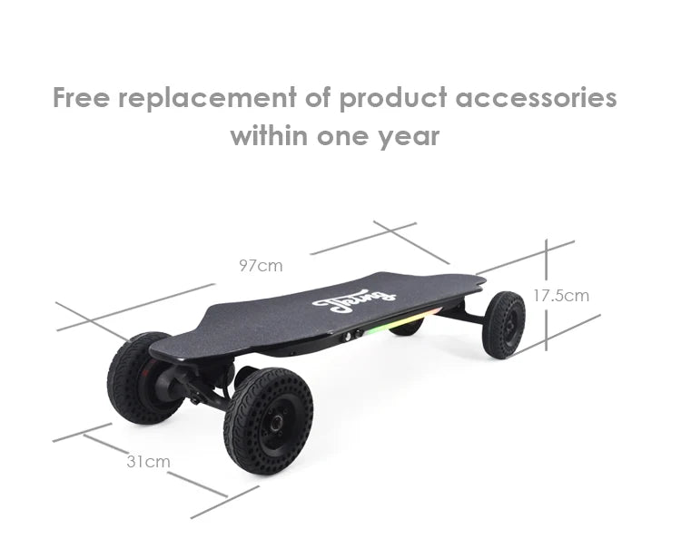 JKing H2X SATURN / Neptune 1650W x2 Motors All Terrain Electric Long Board Clearance JKing 