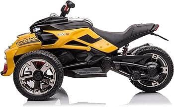 Ride on Electric Trike 12V Yellow Tech Outlet 