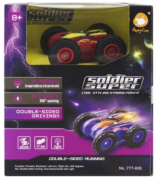 Mini RC Stunt Car : Amazing Speed & Stunts - TRANSFORM Model Tech Outlet Red / Yellow 