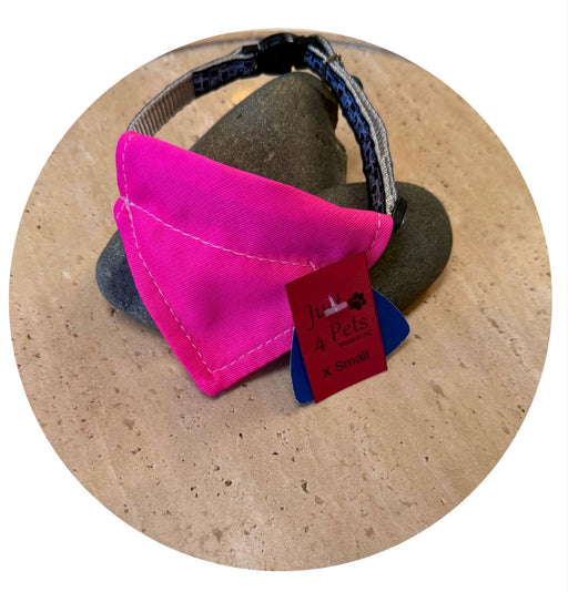 Hi Vis Pet Bandanas Bandanas Just 4 Pets XS Pink 