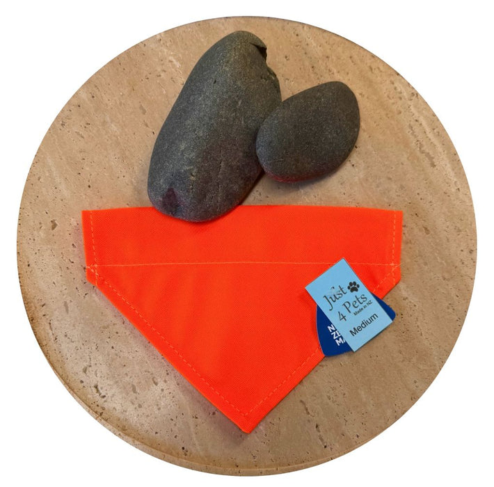 Hi Vis Pet Bandanas Bandanas Just 4 Pets S Orange 