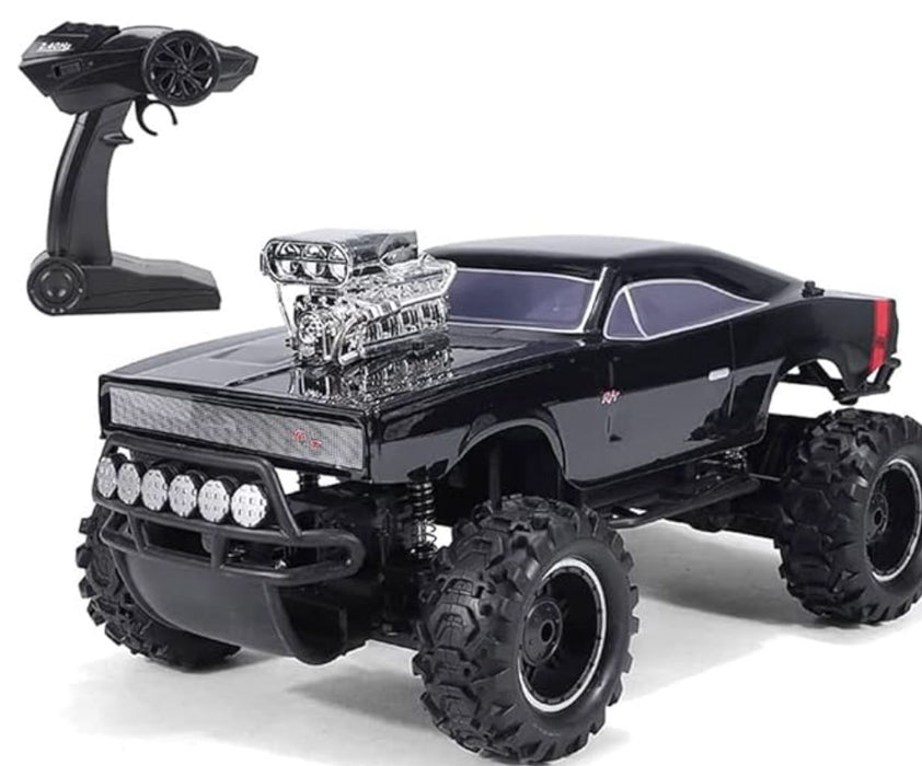 RC Sand Monster Big Rechargeable 1:10 Sand Monster Truck RC CAR Techoutlet Black 
