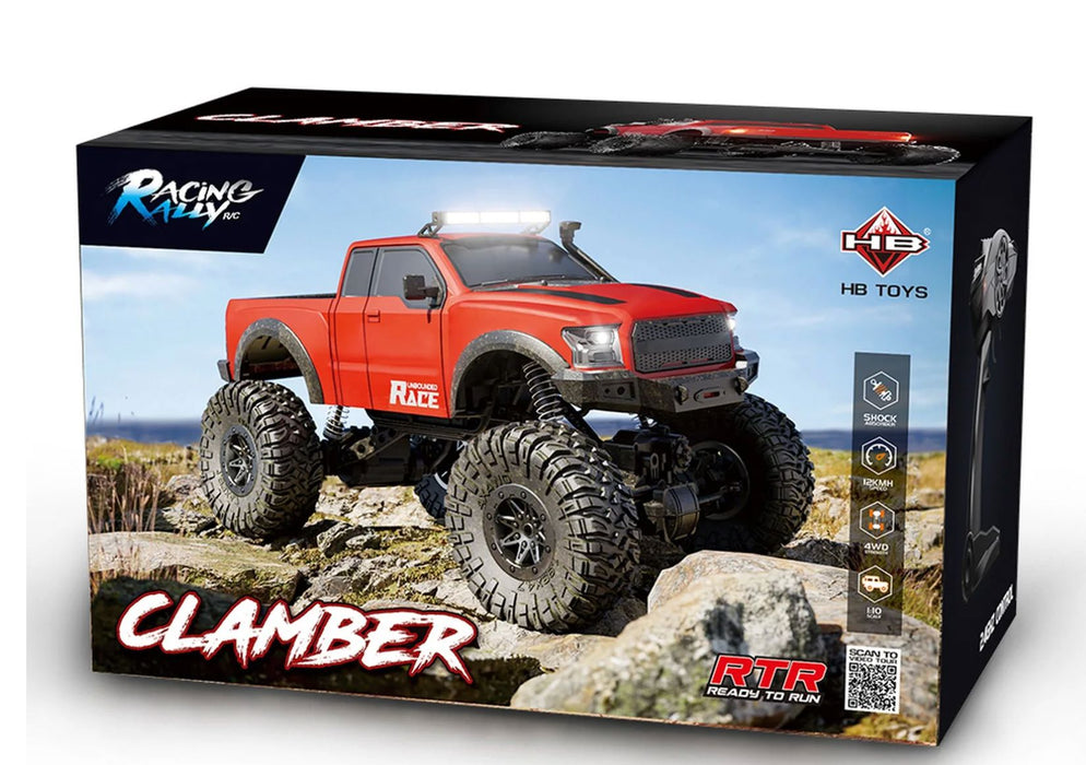 Racing Rally 1:10 Remote Control Clamber Truck Toy Cars RACING RALLY 