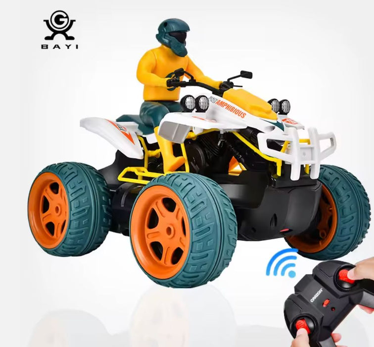 Amphibious Stunt Quad Bike - Waterproof RC CAR leadon 