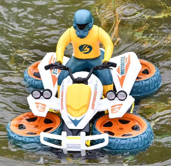 Amphibious Stunt Quad Bike - Waterproof RC CAR leadon 
