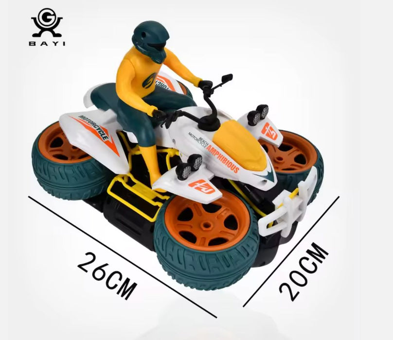 Amphibious Stunt Quad Bike - Waterproof RC CAR leadon 