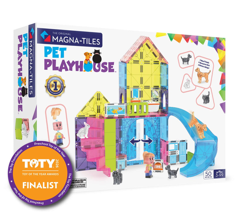 Magna-Tiles Pet Playhouse 50 Pieces Micromags Micromags 