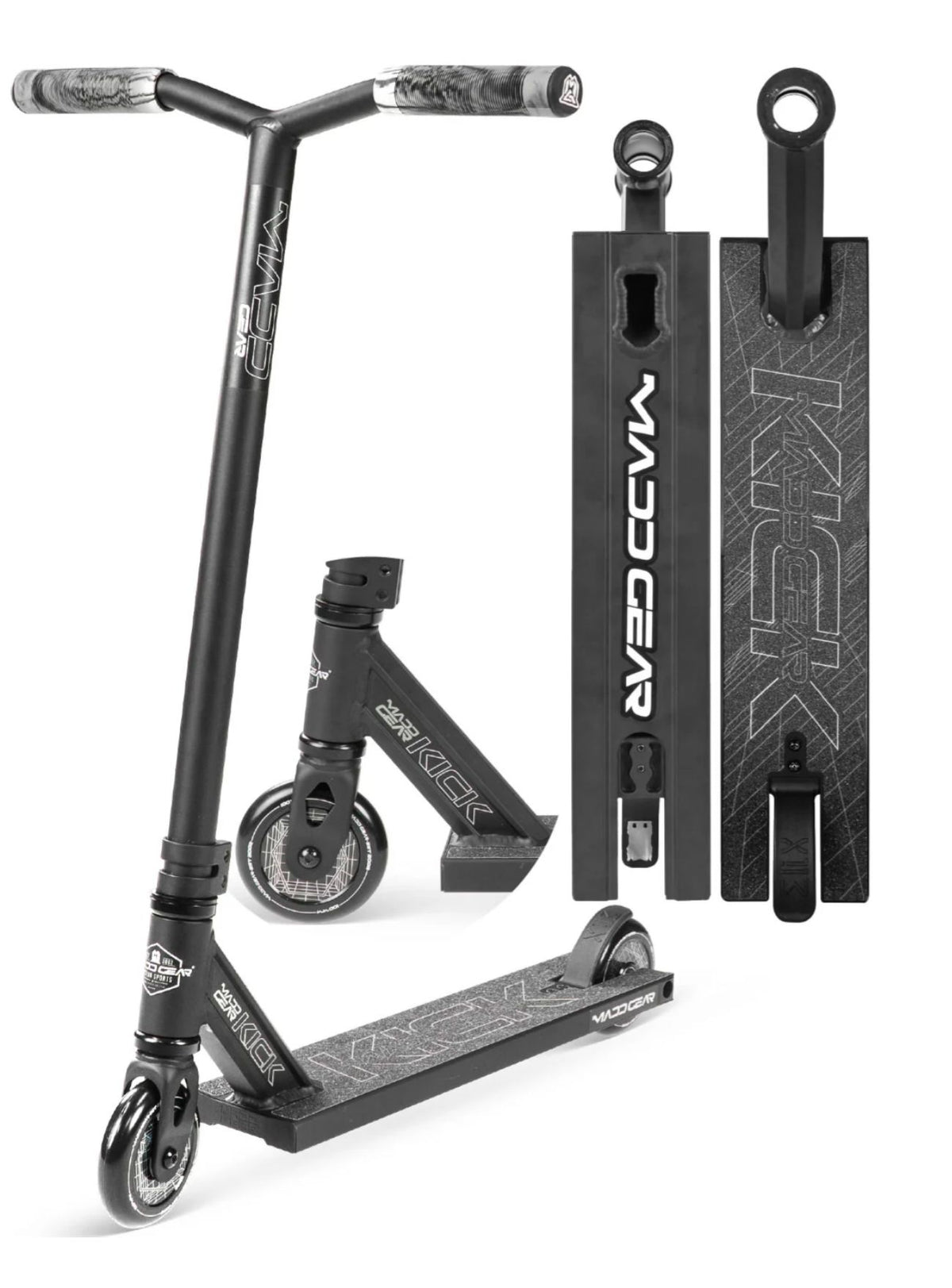 Madd Gear Kick Pro-X Scooter - Black — Techoutlet