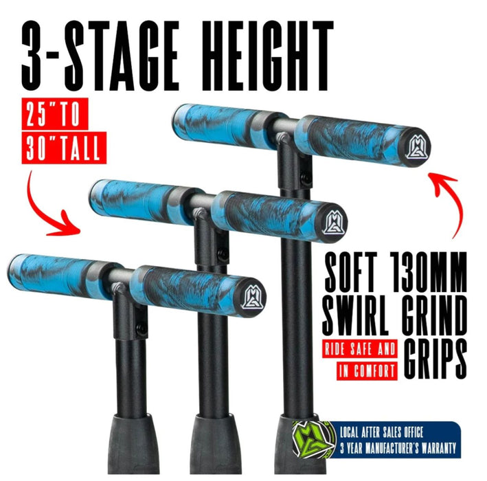 Madd Gear Zinger 3 Wheeled Scooter - Blue Scooter Madd Gear 