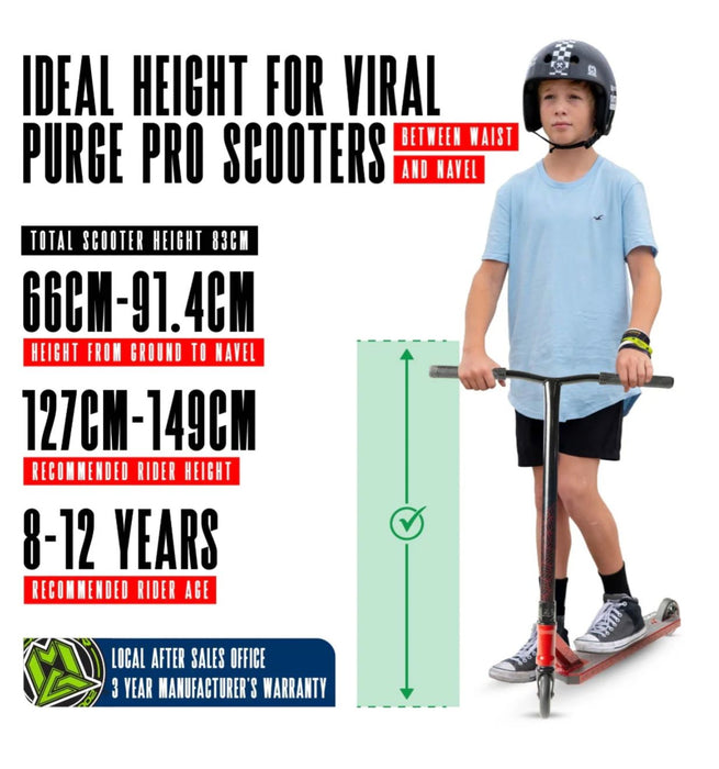 Madd Gear Viral PURGE Scooter - Cherry Scooter Madd Gear 