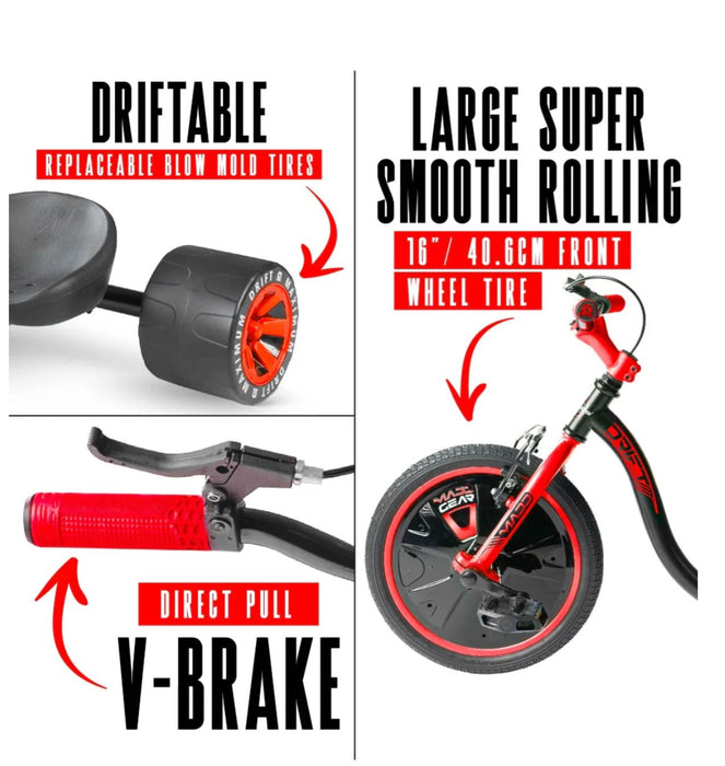 Madd Gear Mini Drift - Pink / Teal (Copy) Drift Bike Madd Gear 