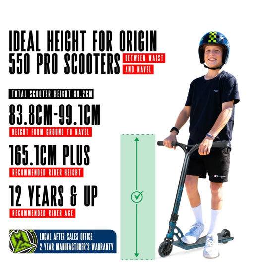 MADD GEAR ORIGIN 550 SCOOTER VINTAGE BLUE Scooter Madd Gear 